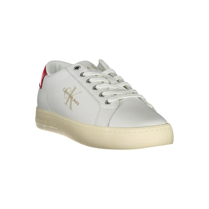 Calvin Klein White Polyester Men Sneaker 1728,67403481248,Athletic - Sneakers - Shoes,Calvin Klein,EU40/US7,EU43/US10,EU45/US12,Men,New with tags,Shoes,Sneakers - Shoes,White