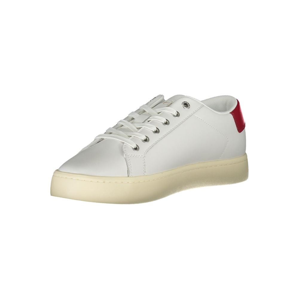 Calvin Klein White Polyester Men Sneaker 1728,67403481248,Athletic - Sneakers - Shoes,Calvin Klein,EU40/US7,EU43/US10,EU45/US12,Men,New with tags,Shoes,Sneakers - Shoes,White