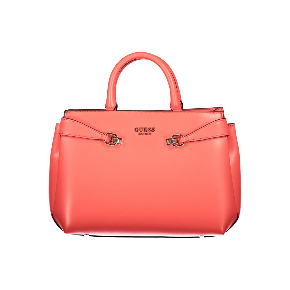 Front view with bag zipped and handles upright.