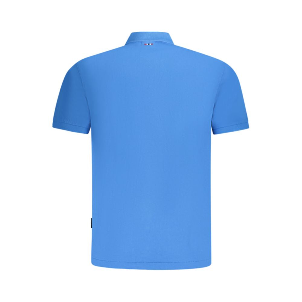 Napapijri Blue Cotton Polo Shirt