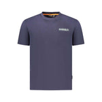 Napapijri Blue Cotton Men T-Shirt