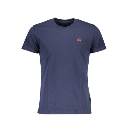 La Martina Blue Cotton T-Shirt