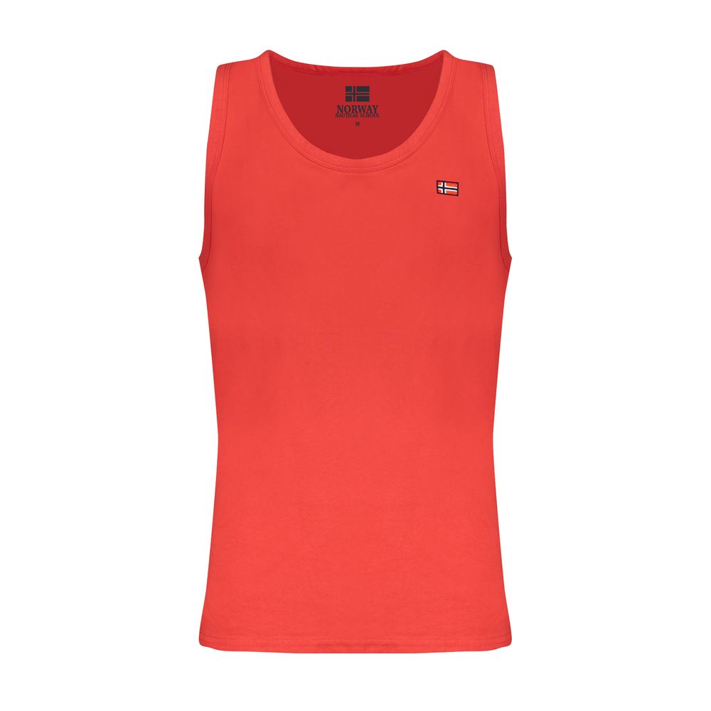 Norway 1963 Red Cotton Tank Top