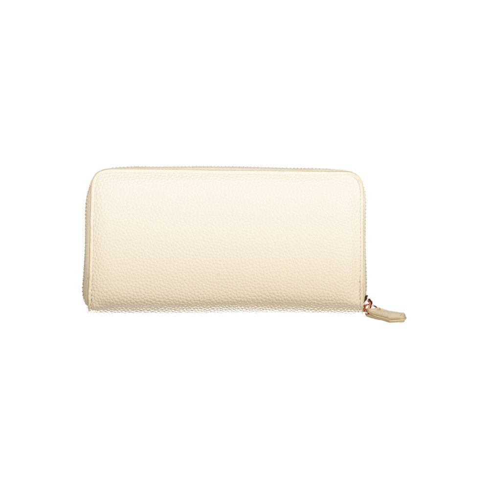 Mario Valentino Beige Polyethylene Wallet