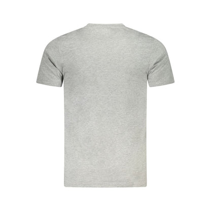 Cavalli Class Grigio Cotton Men T-Shirt