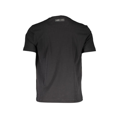 Plein Sport Black Cotton T-Shirt