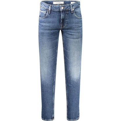 Guess Jeans Blu Recycled Cotton Men Jeans
