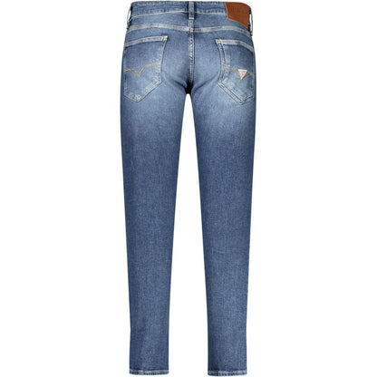 Guess Jeans Blu Recycled Cotton Men Jeans