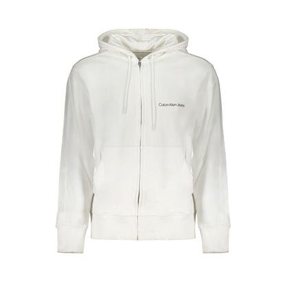 Calvin Klein White Cotton Sweatshirt