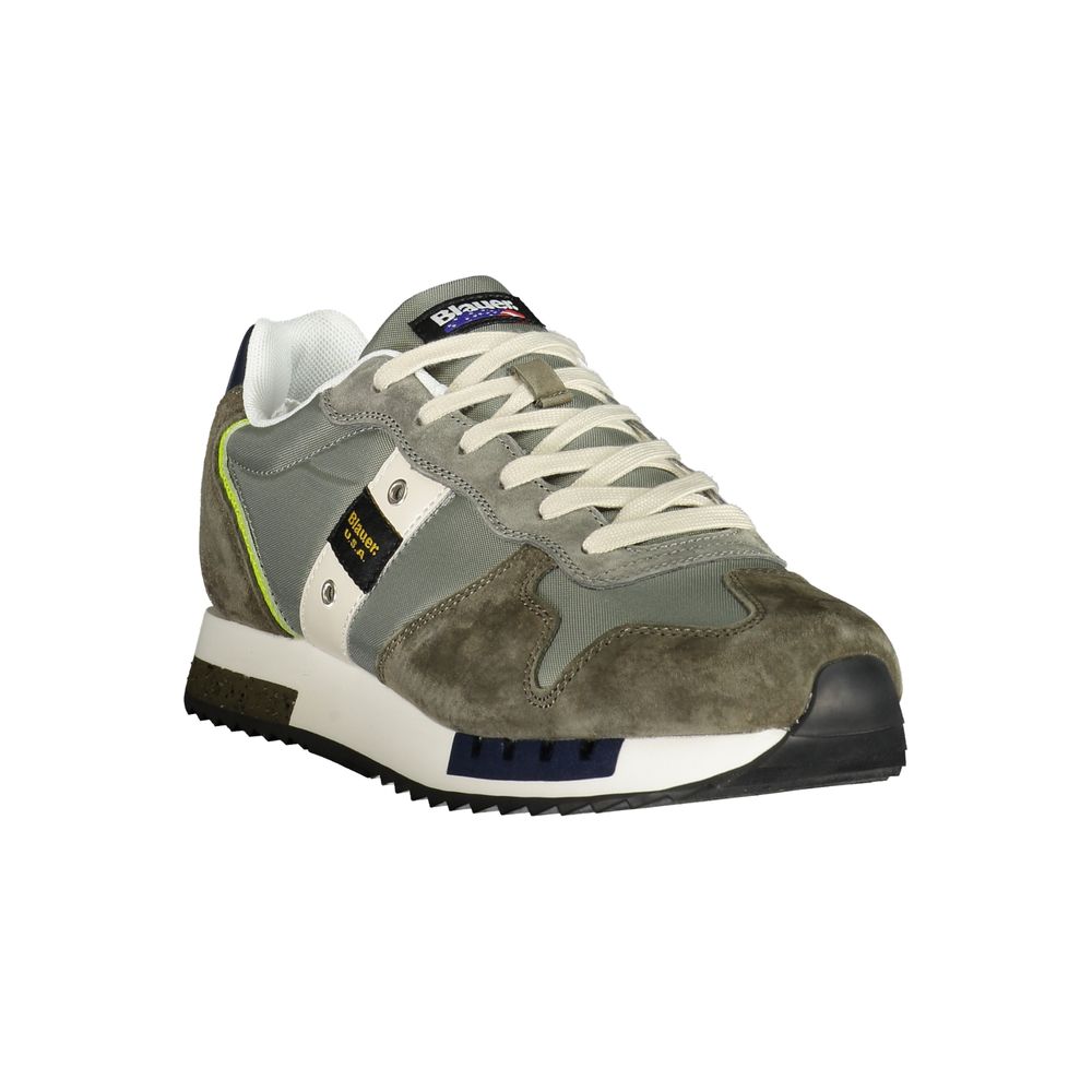 Blauer Verde Polyurethane Men Sneaker