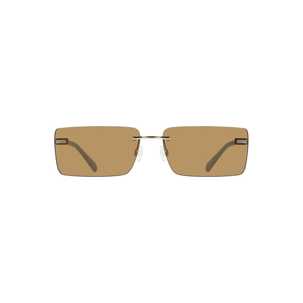Calvin Klein Beige Metal Women Sunglass