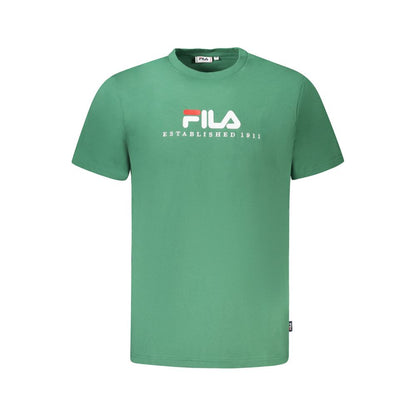 Fila Verde Cotton Unisex T-Shirt