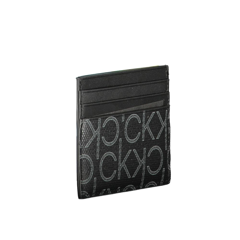 Calvin Klein Black Polyethylene Mens Wallet with iconic logo and sleek design