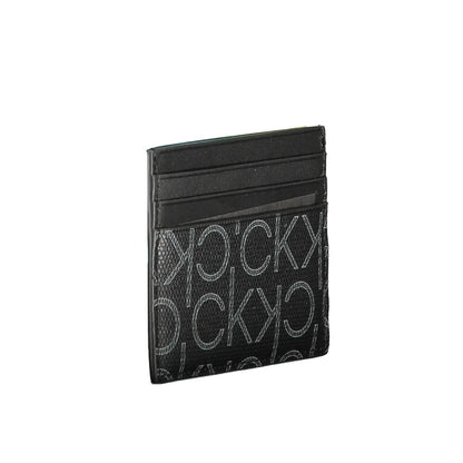 Calvin Klein Black Polyethylene Mens Wallet with iconic logo and sleek design
