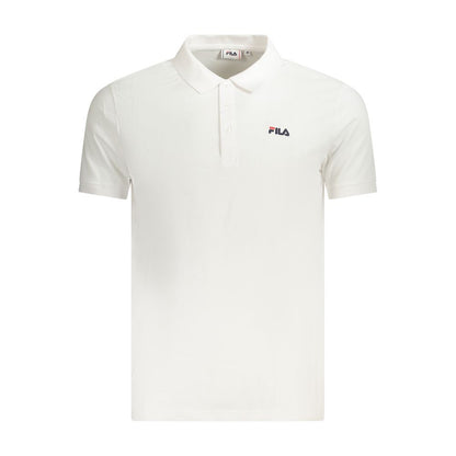 Fila White Cotton Polo Shirt