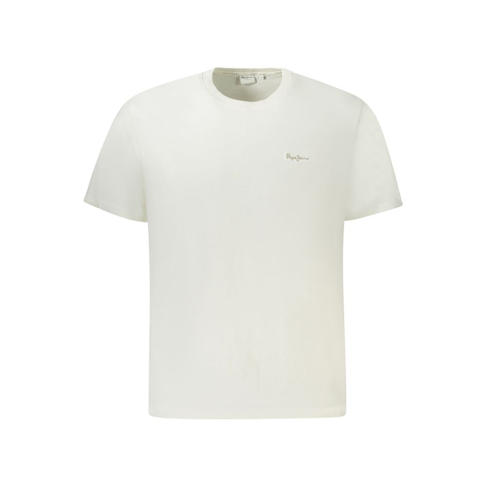 Pepe Jeans Bianco Cotton Men T-Shirt