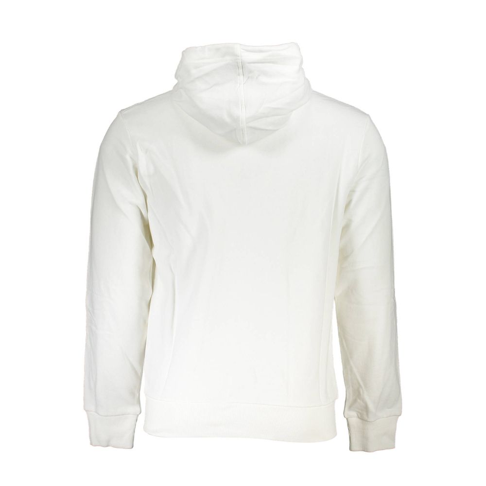 La Martina White Cotton Sweatshirt