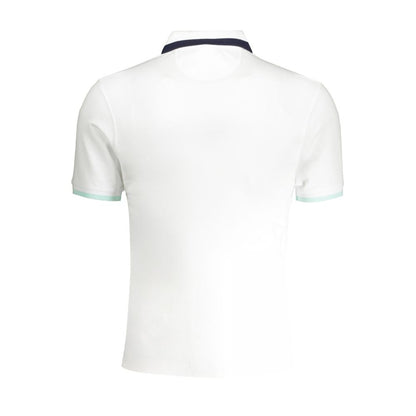 La Martina White Cotton Men Polo Shirt