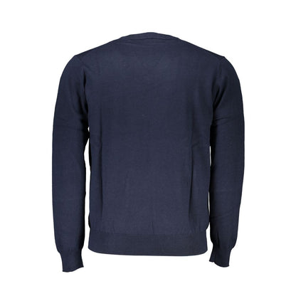 Harmont & Blaine Blue Cotton Sweater