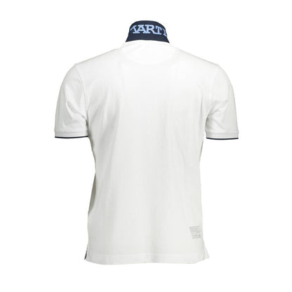 La Martina White Cotton Polo Shirt