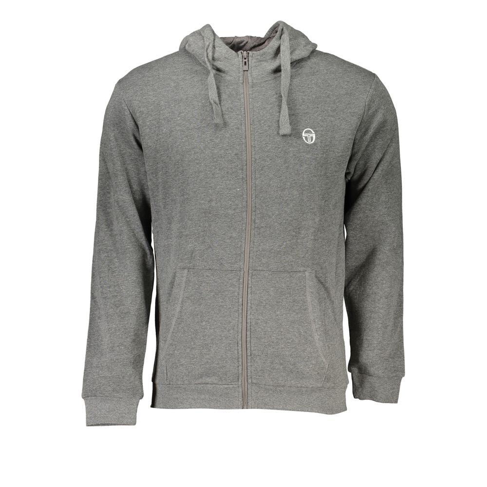Sergio Tacchini Gray Cotton Sweatshirt