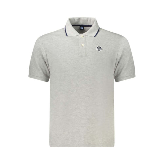 North Sails Brown Cotton Men Polo Shirt