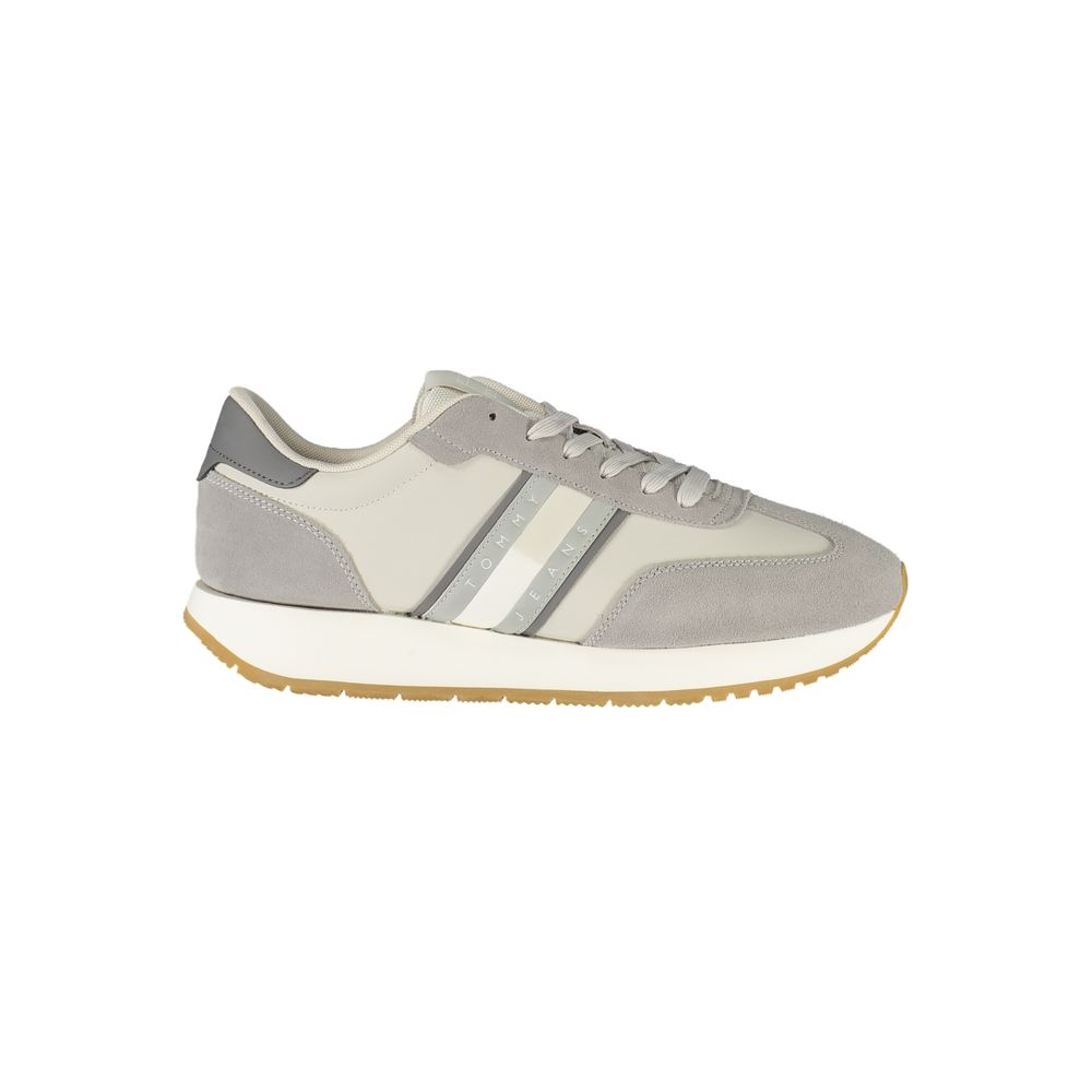 Tommy Hilfiger Brown Leather Men Sneaker
