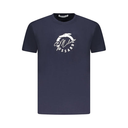Trussardi Blu Cotton Men T-Shirt