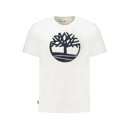 Timberland Bianco Cotton Men T-Shirt
