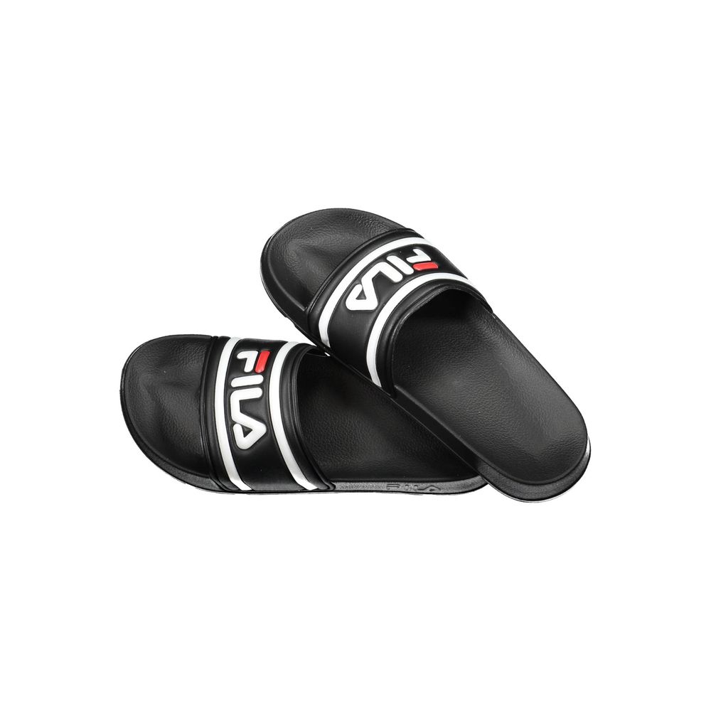 Fila Black Polyurethane Men's Slipper
