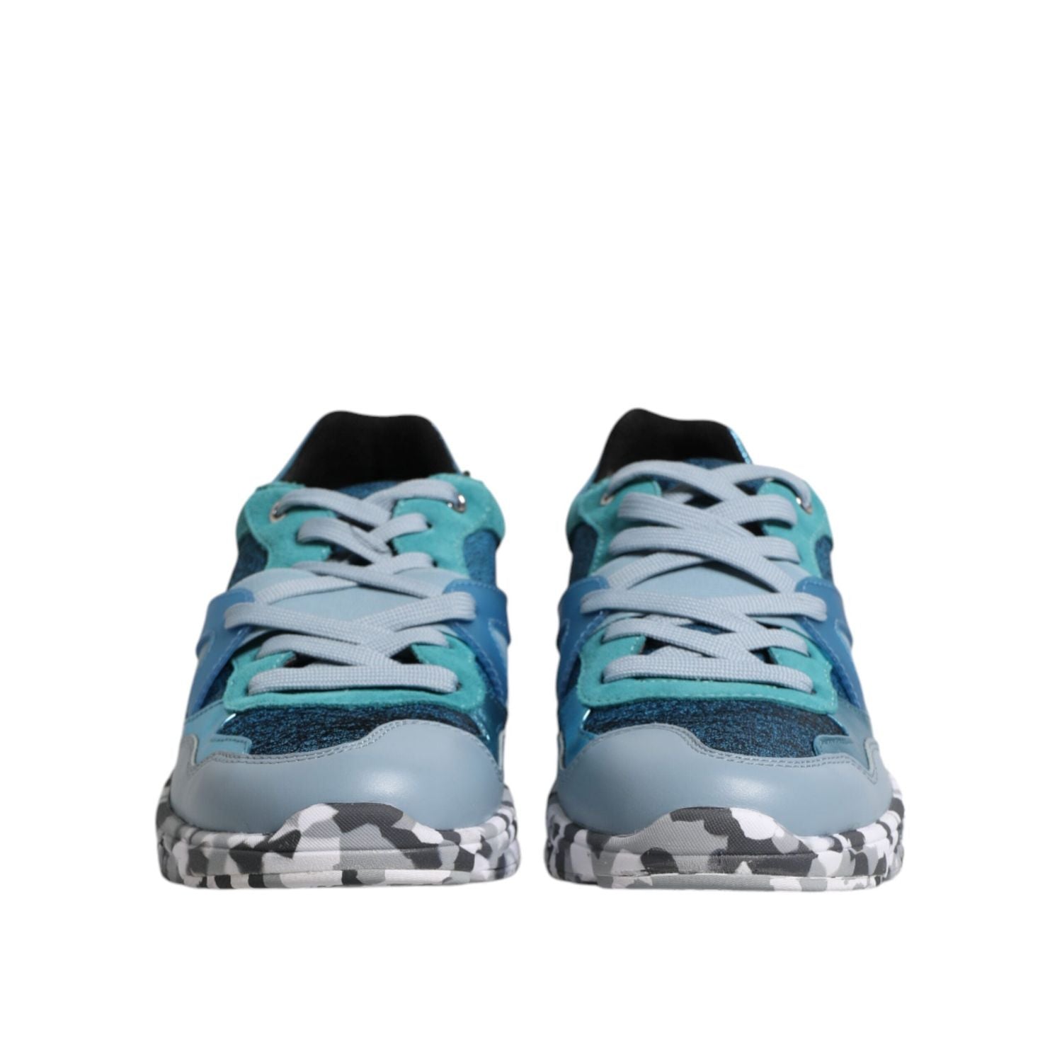 Dolce & Gabbana Multicolor Lace Up Low Top Men Sneakers Shoes