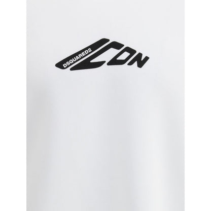 Dsquared² White Cotton Sweatshirt