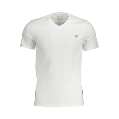 Guess Jeans Bianco Cotton Men T-Shirt