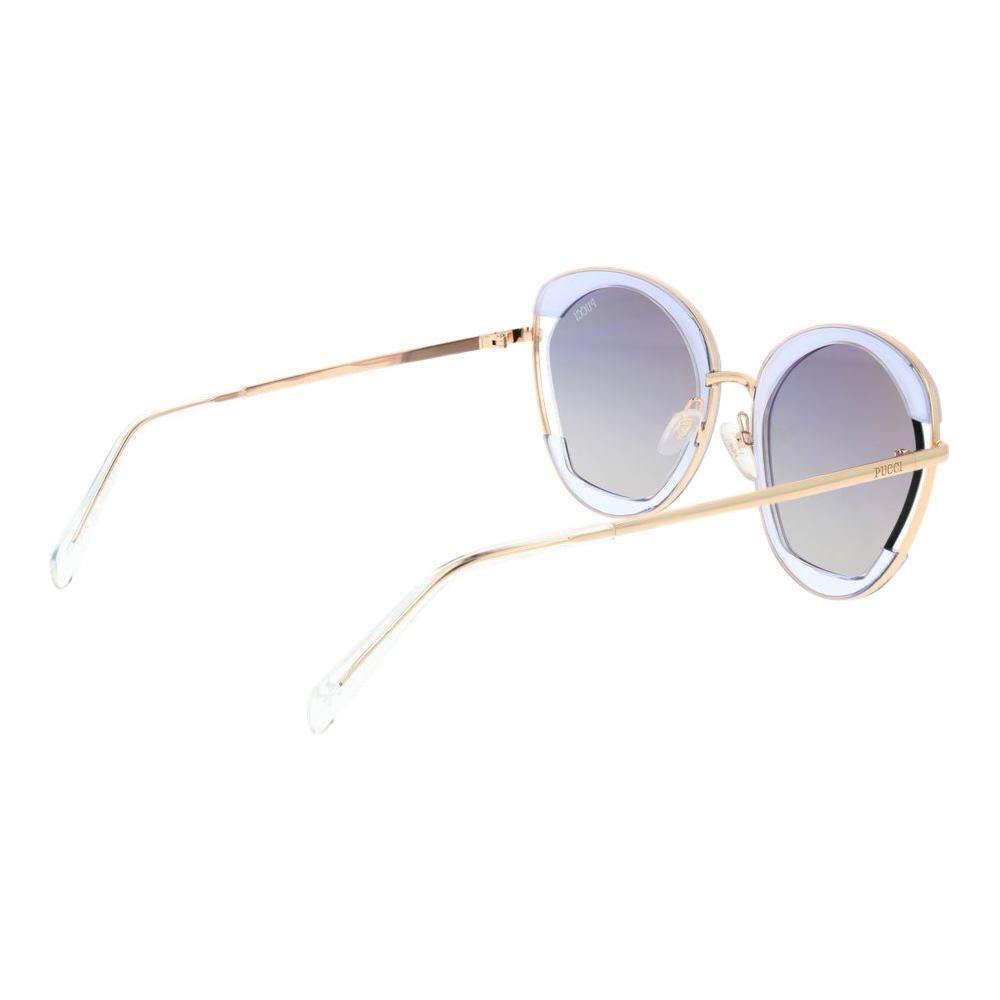 Emilio Pucci Gold Metal Sunglasses
