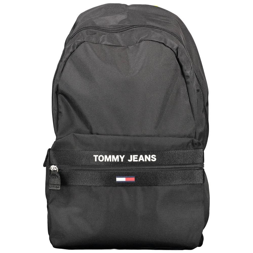 Tommy Hilfiger Black Polyester Backpack