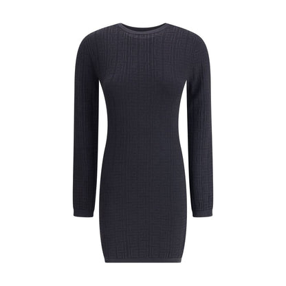 Balmain Black Viscose Casual Dress