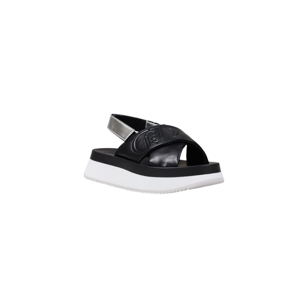 Liu Jo Bicolor Artificial Leather Platform Sandals