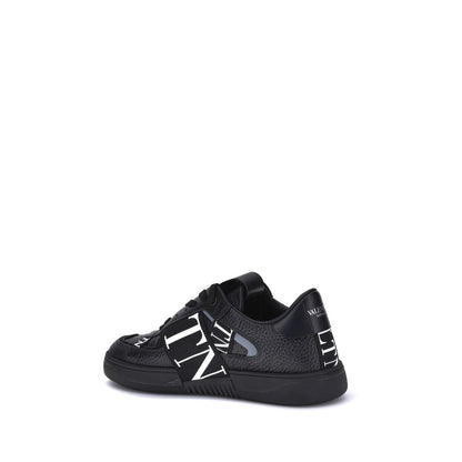 Valentino Garavani Black Rubber Low Top Sneakers