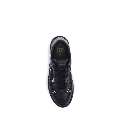 Valentino Garavani Black Rubber Low Top Sneakers