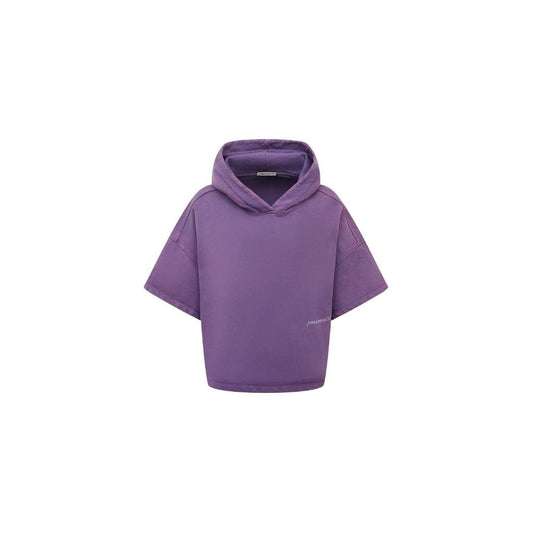 Hinnominate Purple Cotton Women Hoodie