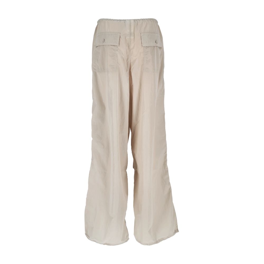 Hinnominate Beige Nylon Women's High-Waisted Trouser