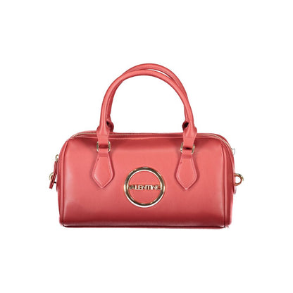 Mario Valentino Red Polyethylene Handbag with two handles and detachable shoulder strap