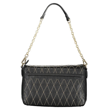 Mario Valentino Black Polyurethane Women Handbag