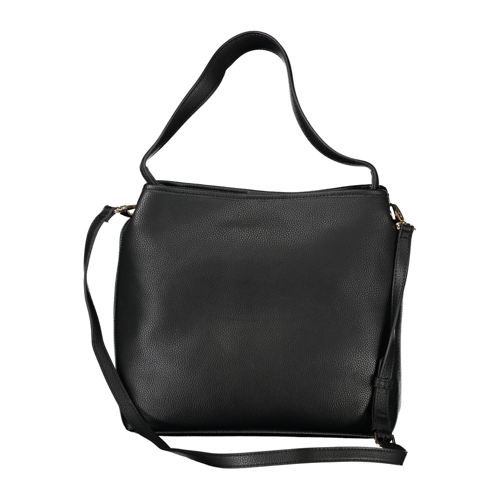 Mario Valentino Black Polyurethane Women Handbag