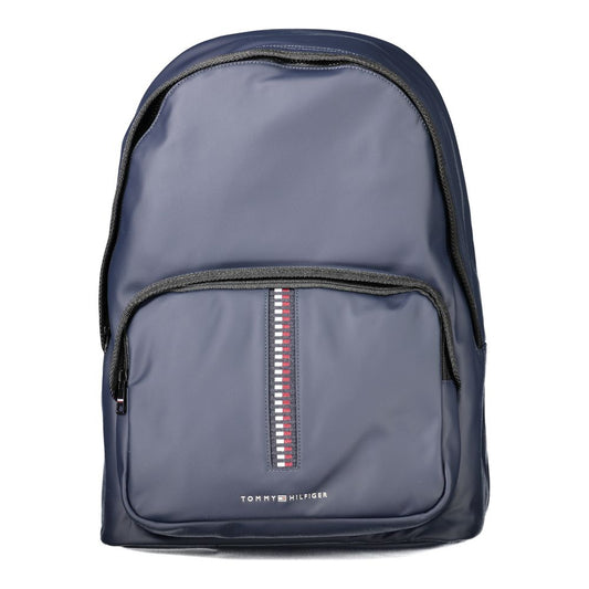 Tommy Hilfiger Blue Polyurethane Men's Backpack 1728,67403481248,Backpacks - Bags,Bags,Blue,Men,New with tags,Tommy Hilfiger