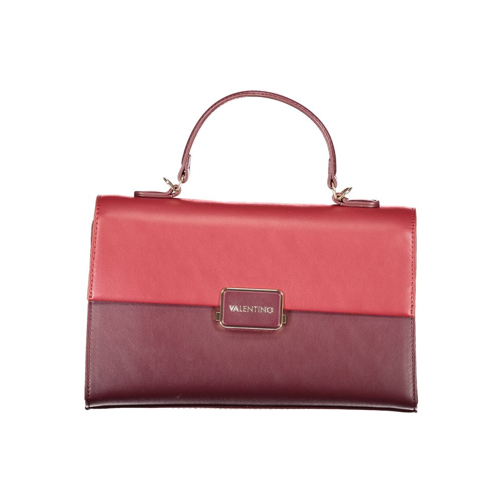 Mario Valentino Red Polyethylene Handbag with handle and shoulder strap, compartments, pockets, protective feet, logo in contrast.