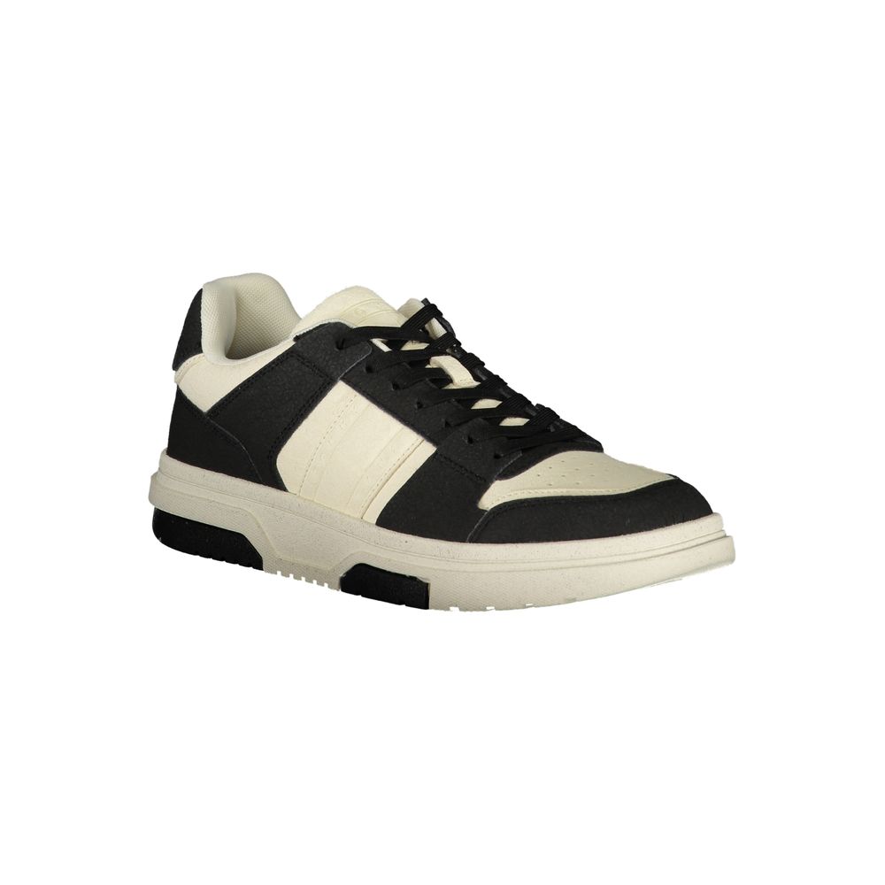 Tommy Hilfiger Black Polyester Athletic Sneakers