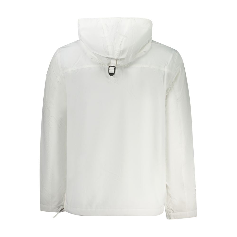 Napapijri White Polyamide Shell Jacket Napapijri