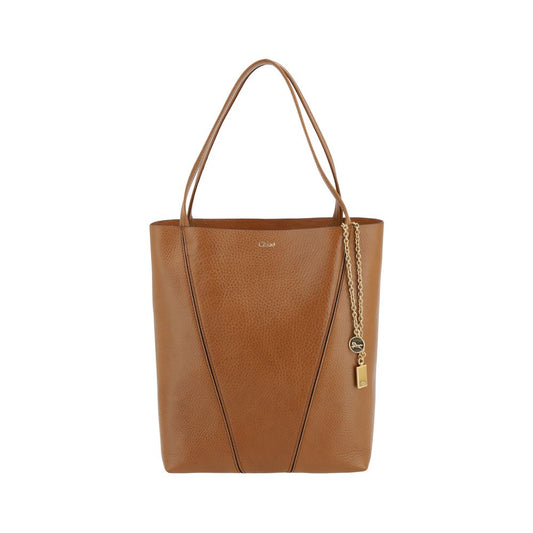 Chloé Brown Calf Leather Bos Taurus Shoulder Bag