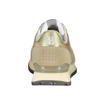 Napapijri Beige Polyester Women Sneaker